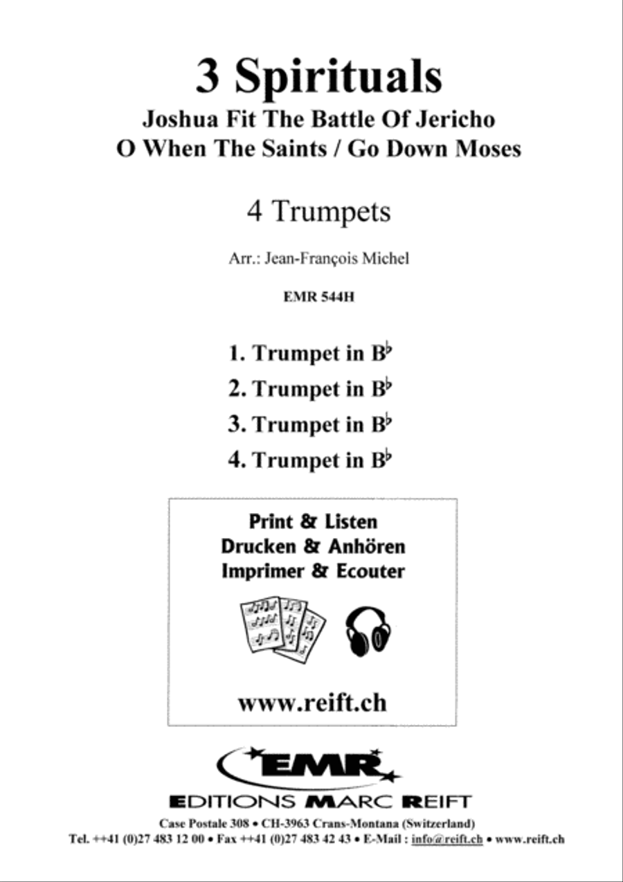 3 Spirituals 3 Spirituals Cornet scores gallery preview page 2