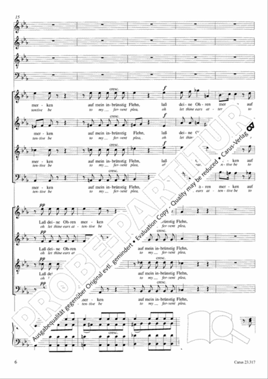Psalm 130 4-Part scores gallery preview page 7