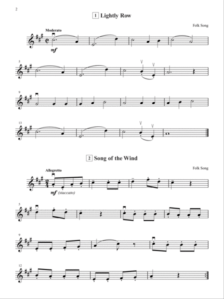 Suzuki Violin School, Volumes 1-3 Duets - 2nd Violin Parts
