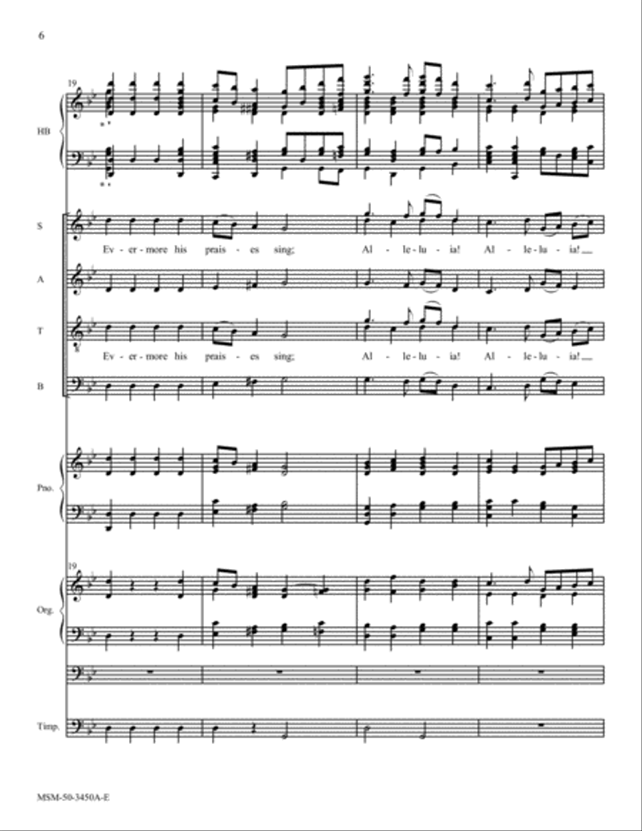 Praise, My Soul, the King of Heaven Choir scores gallery preview page 6