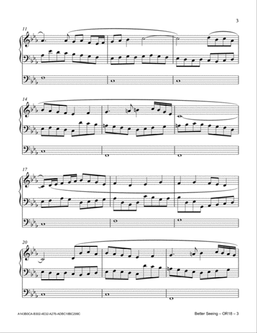 Better Seeing Organ Solo scores gallery preview page 3