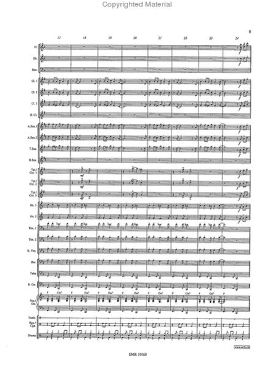 Tequila Concert Band scores gallery preview page 5