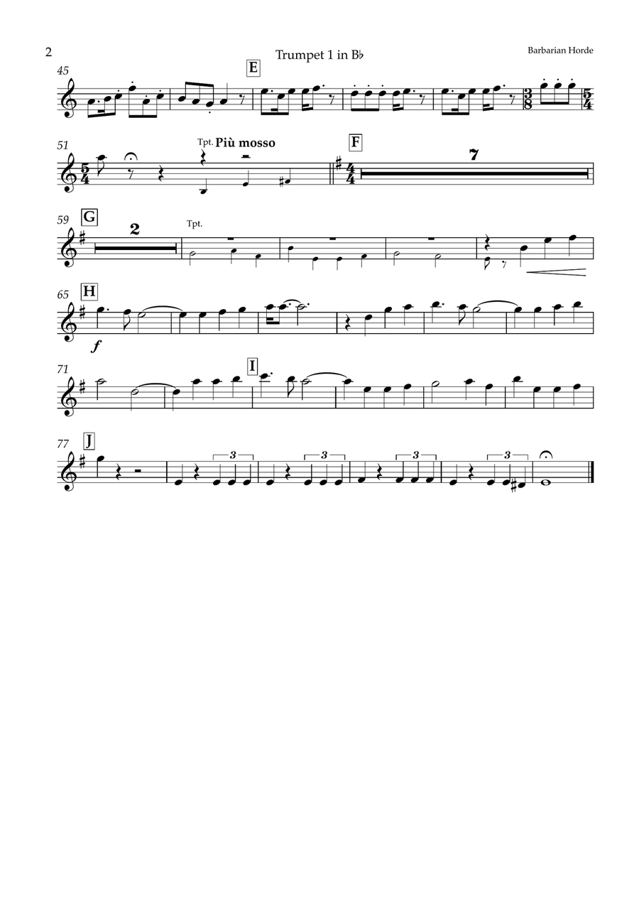 Barbarian Horde Brass Ensemble scores gallery preview page 6