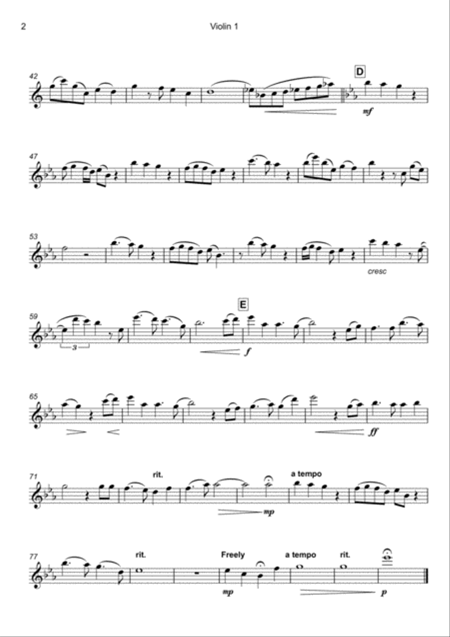 I See The Light String Quartet scores gallery preview page 3
