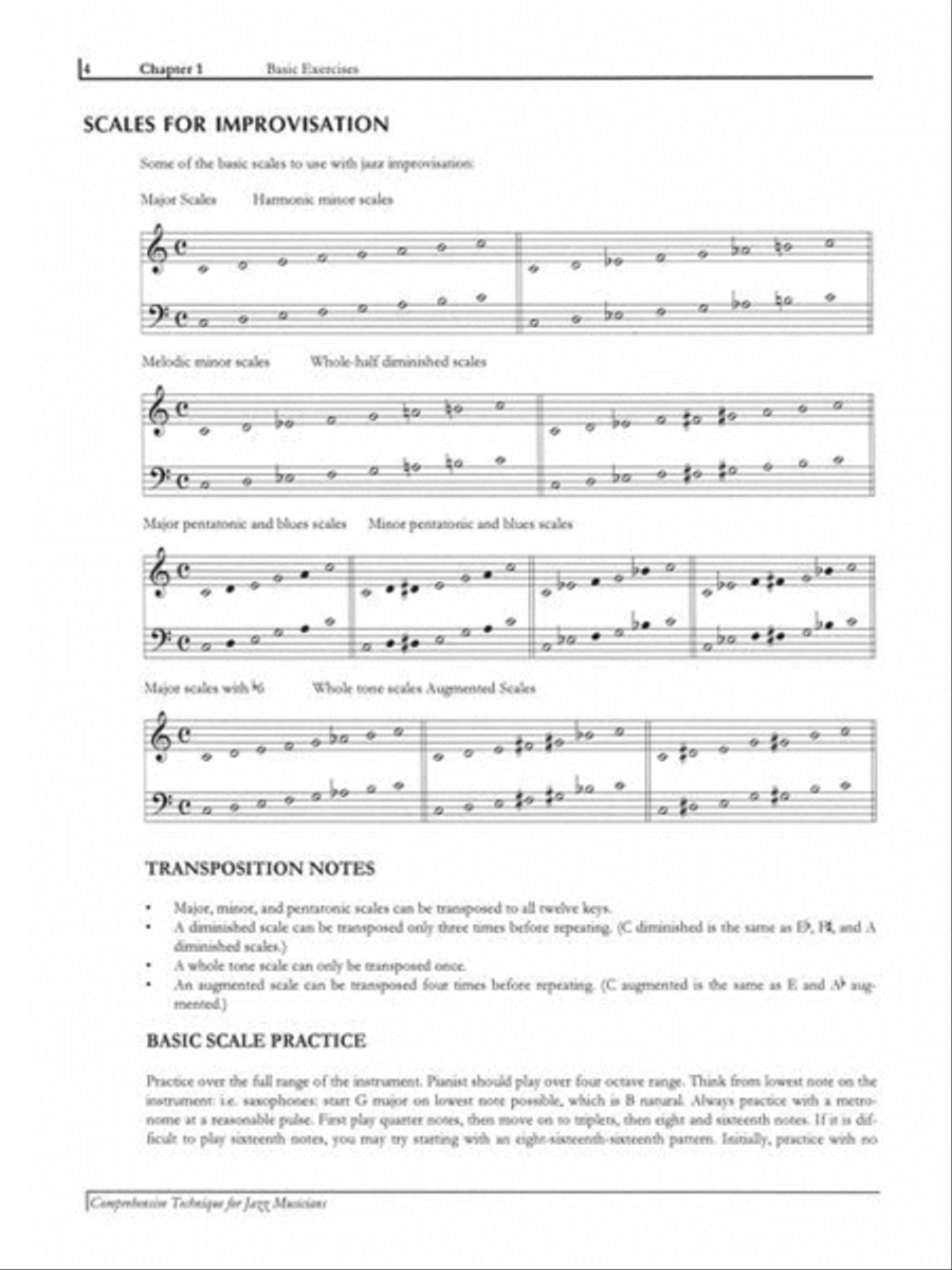 Comprehensive Technique for Jazz Musicians – 2nd Edition Collection / Songbook scores gallery preview page 13