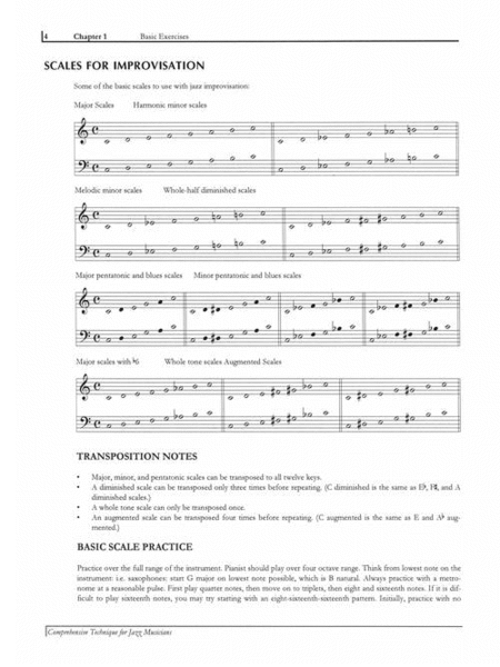 Comprehensive Technique for Jazz Musicians - 2nd Edition