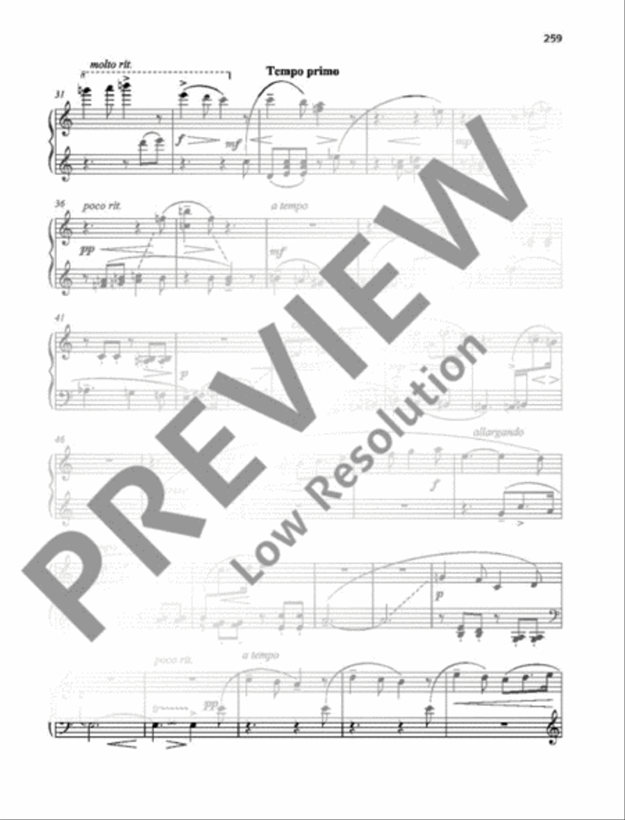 Valse pour Nadia Piano Duet scores gallery preview page 5
