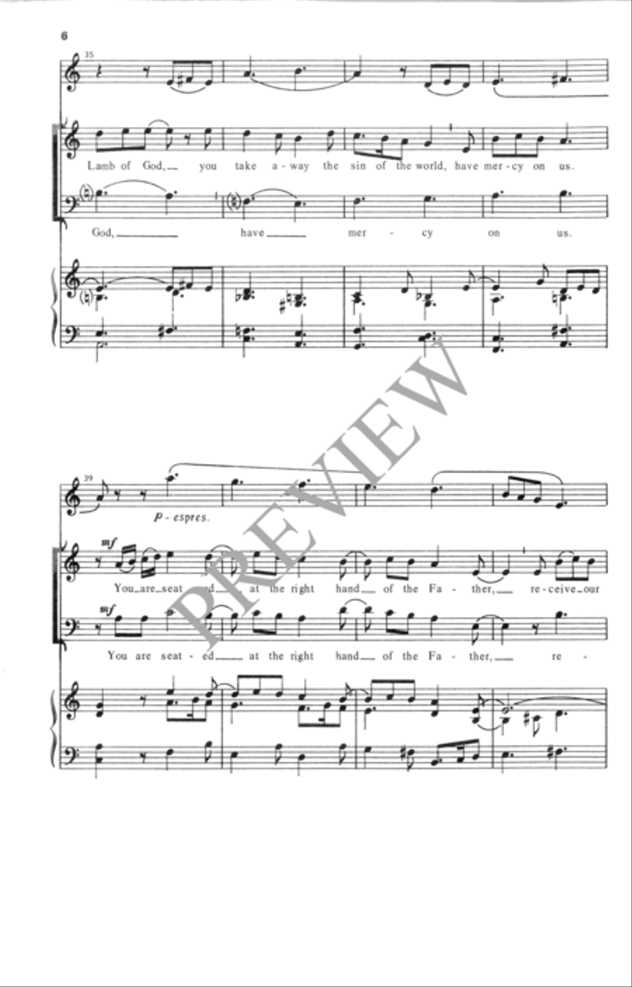Gloria for Eastertime - Two-part edition 2-Part scores gallery preview page 7
