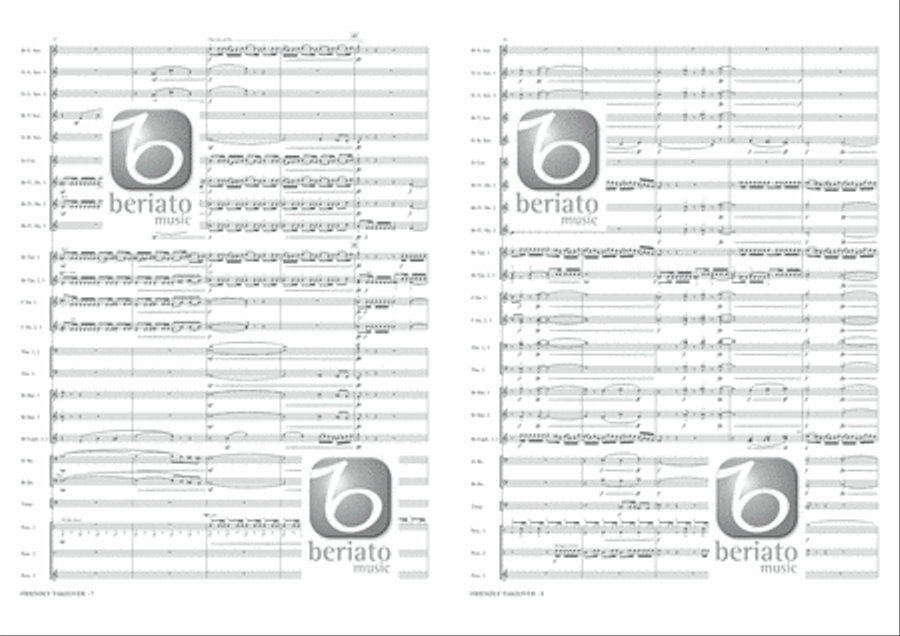 Friendly Takeover Friendly Takeover Fanfare Band scores gallery preview page 5