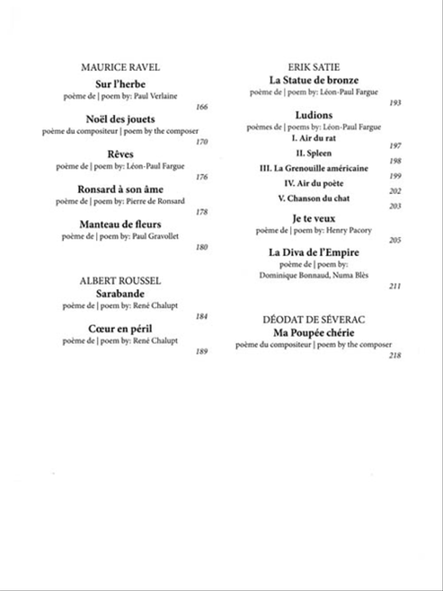 20th Century French Art Song High Voice scores gallery preview page 4
