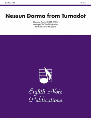 Book cover for Nessun Dorma (from Turandot)