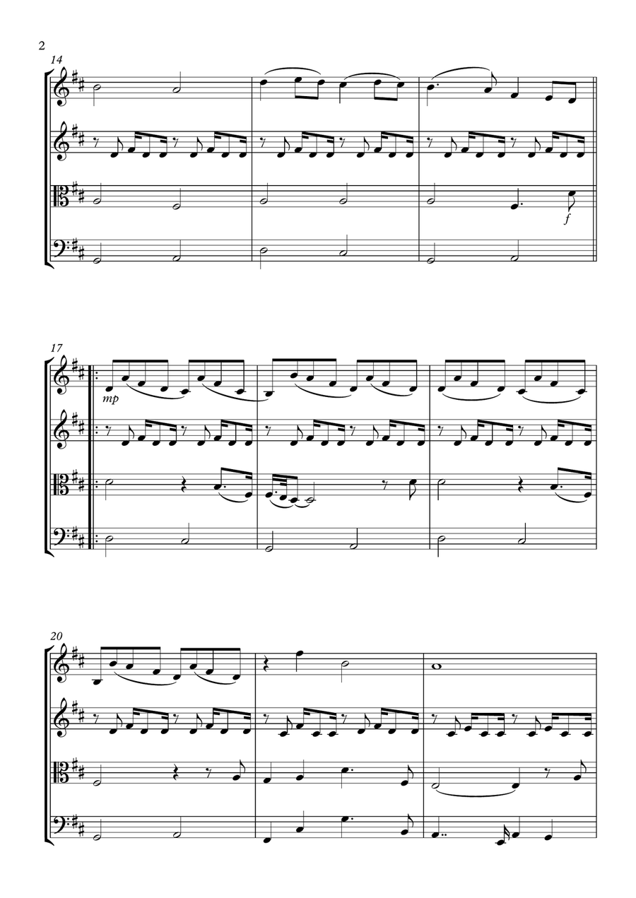 The Promise String Quartet scores gallery preview page 2