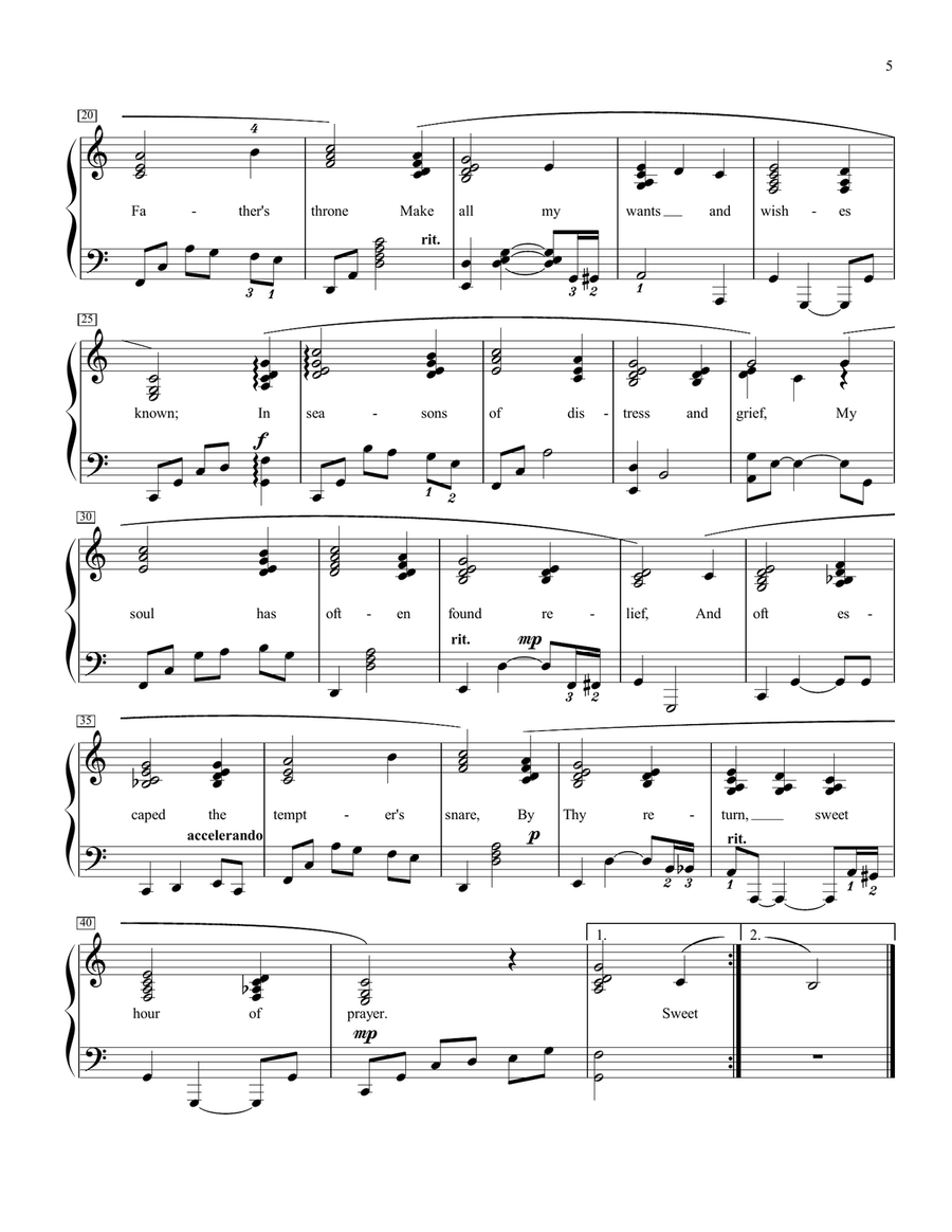 Jazzy Hymn Arrangements-Book Two-3rd Edition Piano Method scores gallery preview page 6