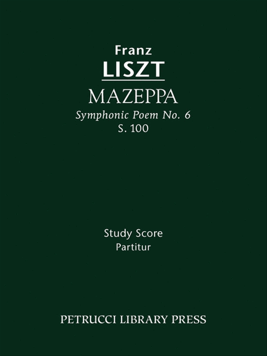 Mazeppa, S.100 Orchestra scores gallery preview page 1