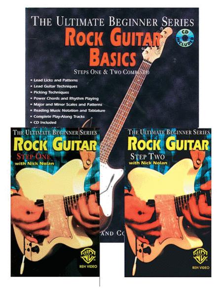 Rock Guitar Basics Megapak Book, Cd And Two Videos Ultimate Beginner Series