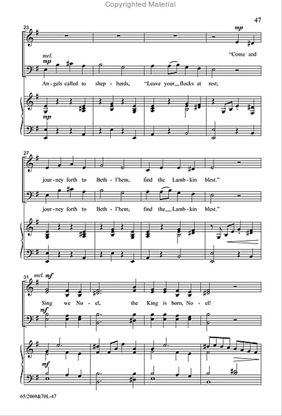 A Noel Celebration A Noel Celebration 4-Part scores gallery preview page 16