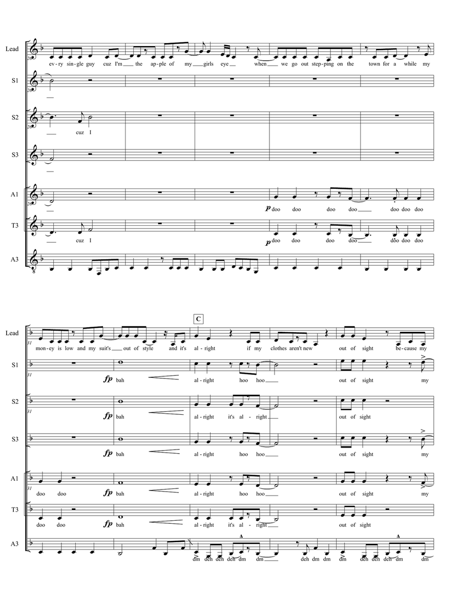 Uptight (everything's Alright) SSA scores gallery preview page 4
