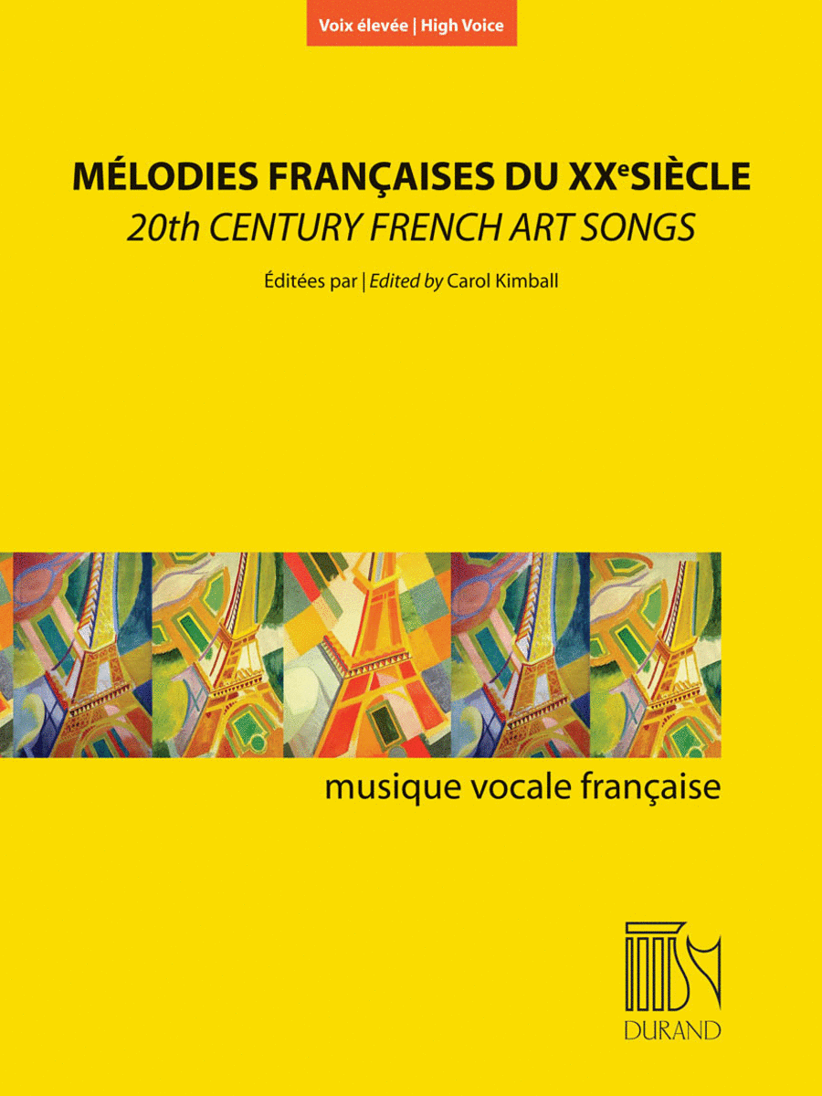 20th Century French Art Song High Voice scores gallery preview page 1