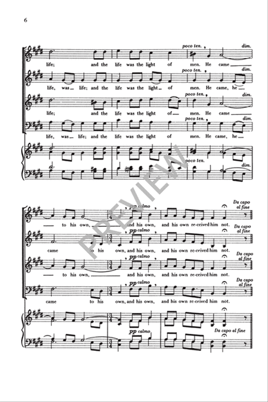 The Glory of the Father The Glory of the Father 4-Part scores gallery preview page 7