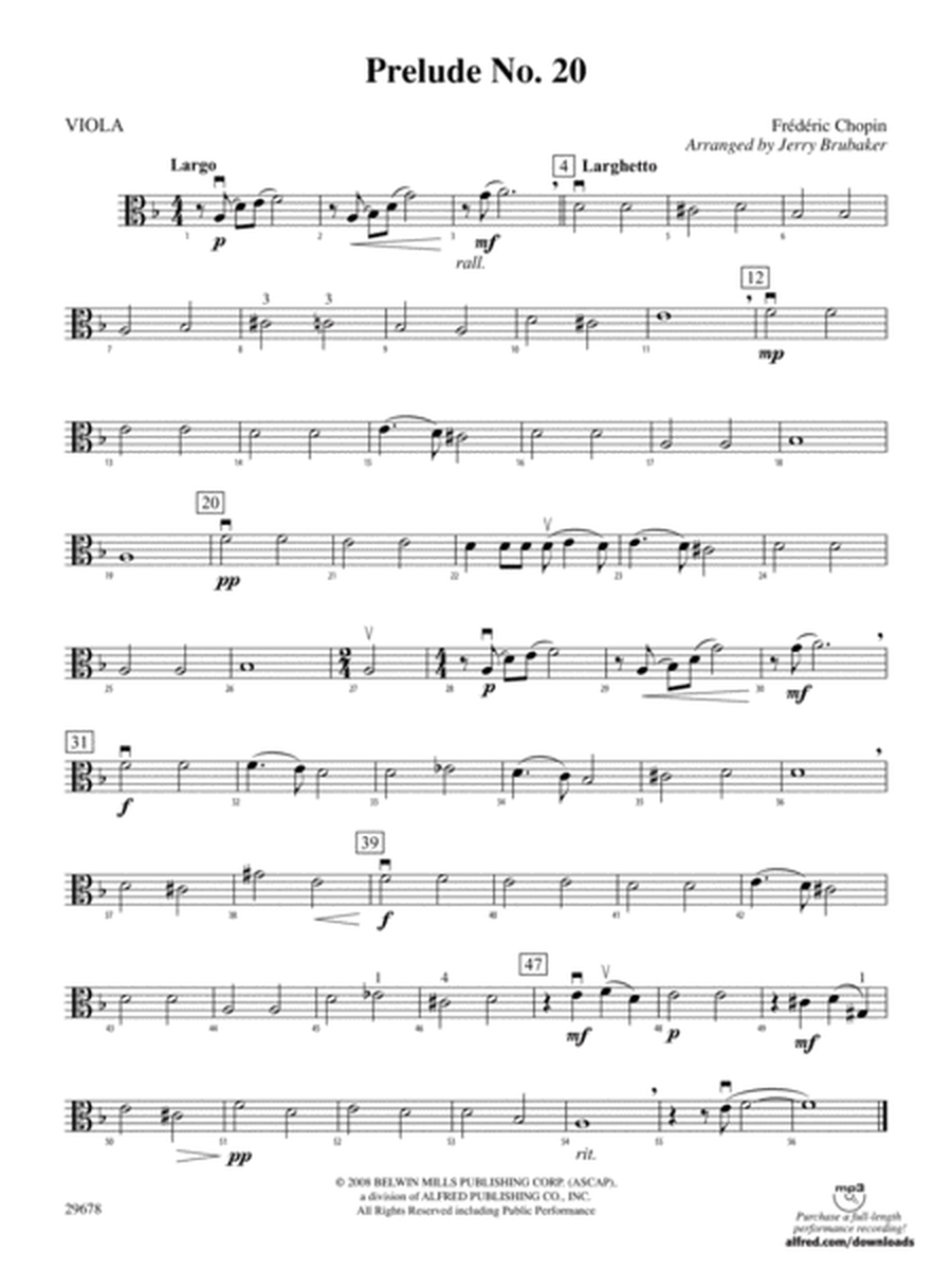 Prelude No. 20: Viola