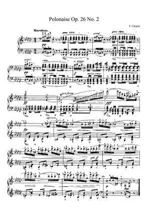 Chopin Polonaise Op. 26 No. 2 in Eb Minor