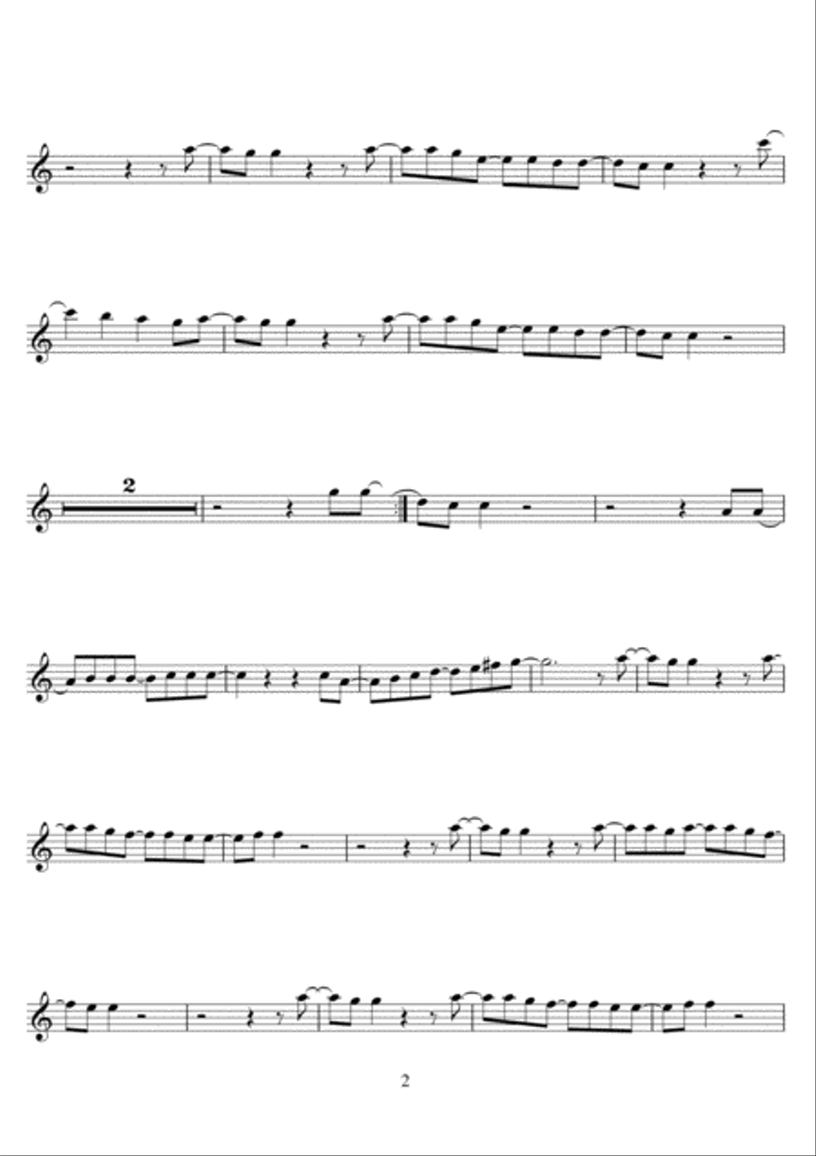 Waterloo Flute Solo scores gallery preview page 2