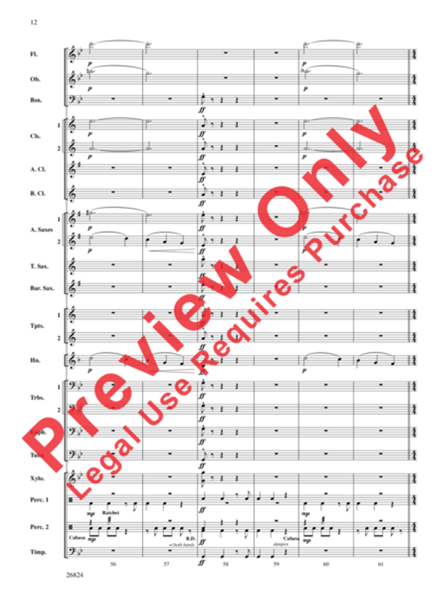 Contraption Concert Band scores gallery preview page 13