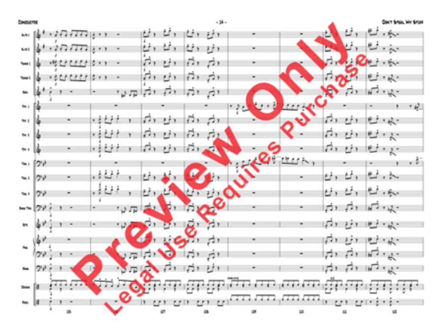 Don't Steal My Stuff Don't Steal My Stuff Jazz Ensemble scores gallery preview page 37