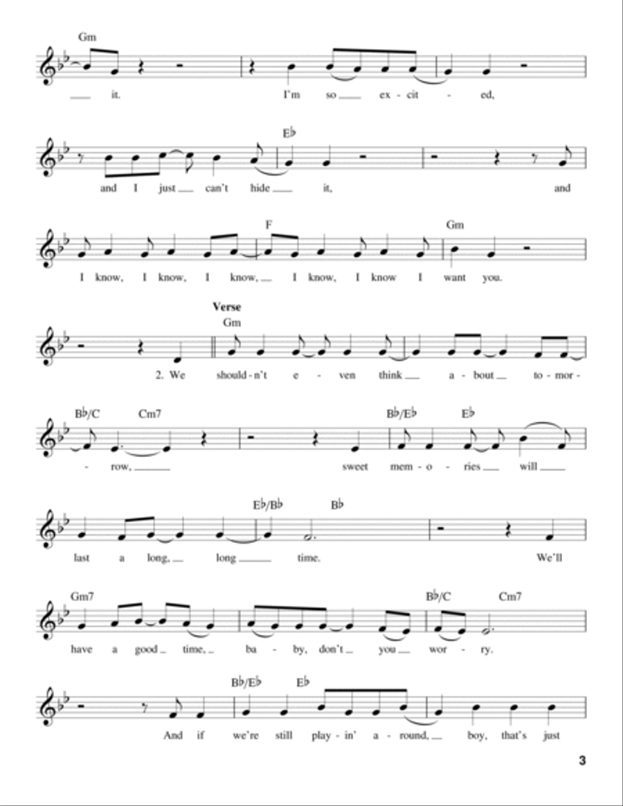 I'm So Excited Voice scores gallery preview page 3