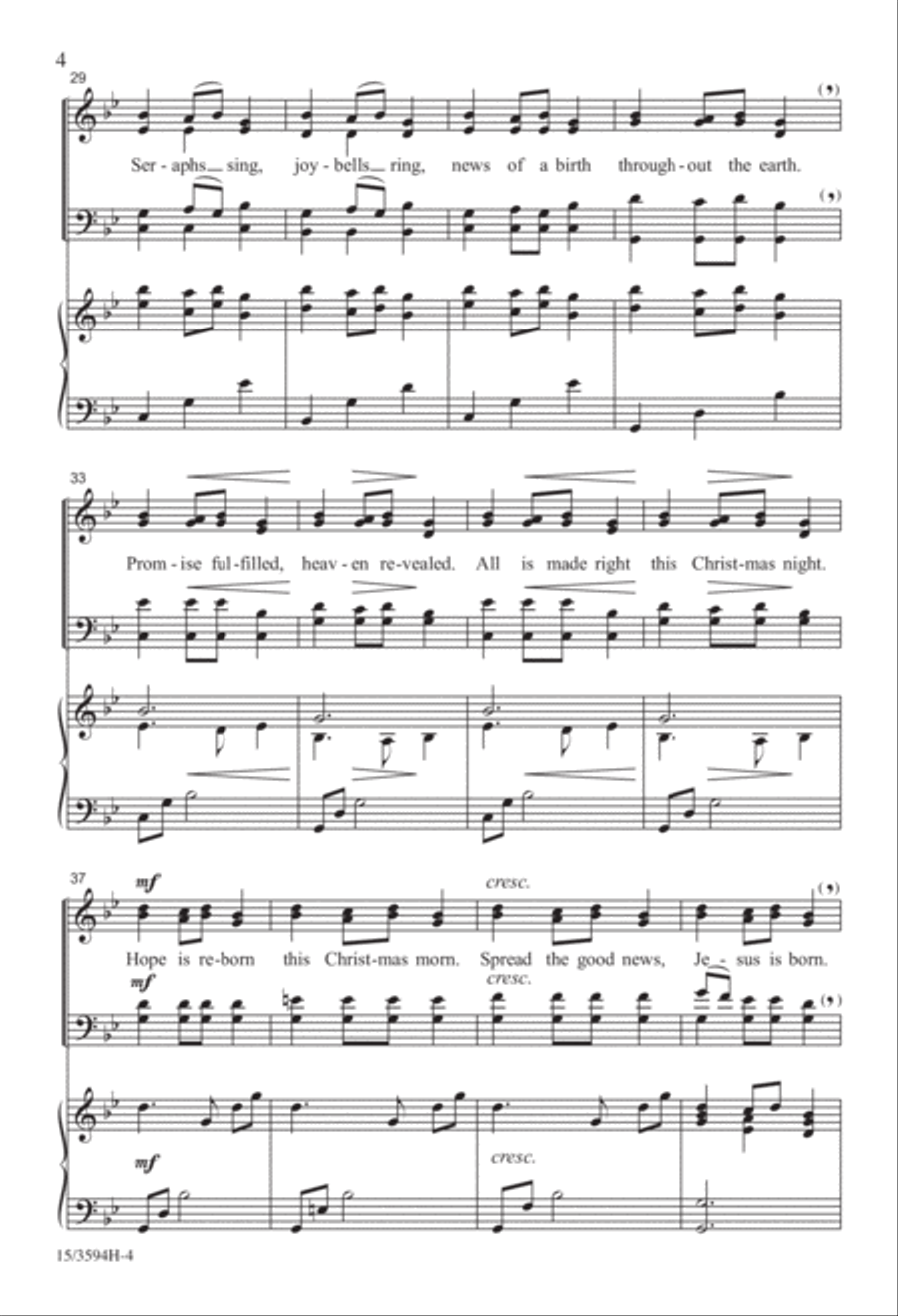 Ukrainian Bell Carol 4-Part scores gallery preview page 4