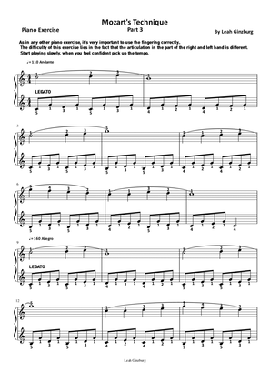 Exercise Mozart's Technique part 3