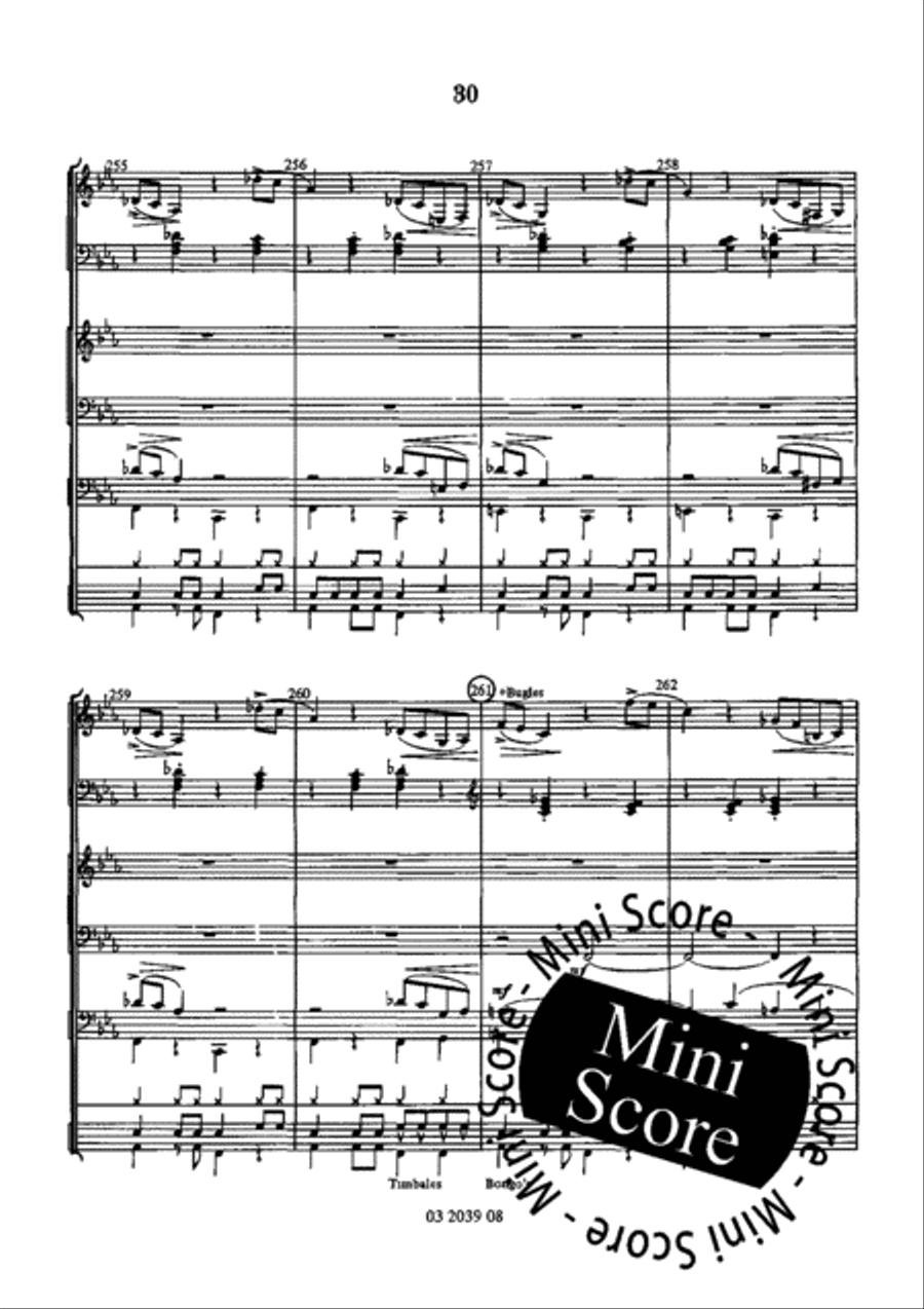 Las Playas de Rio Concert Band scores gallery preview page 36