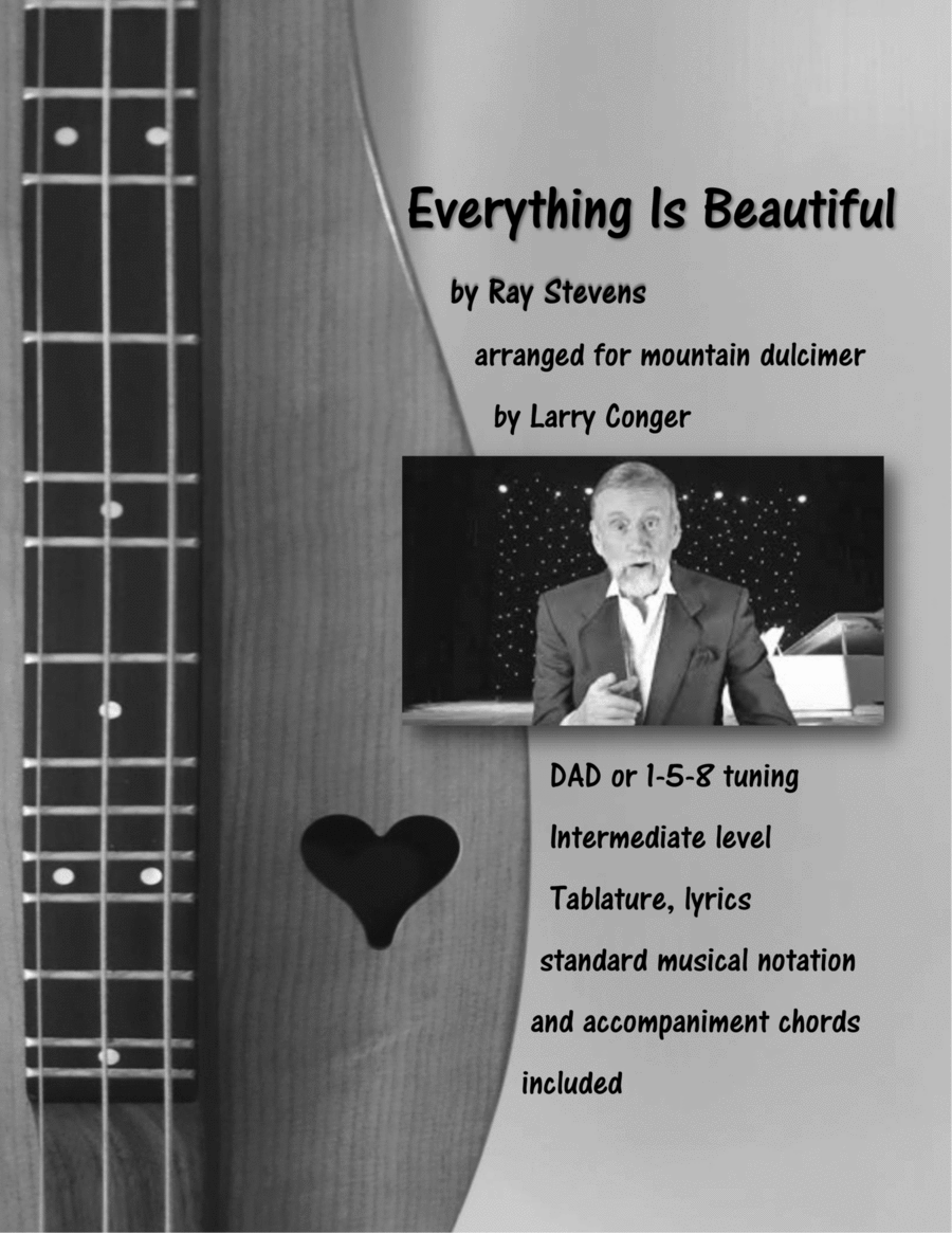Everything Is Beautiful Dulcimer scores gallery preview page 1