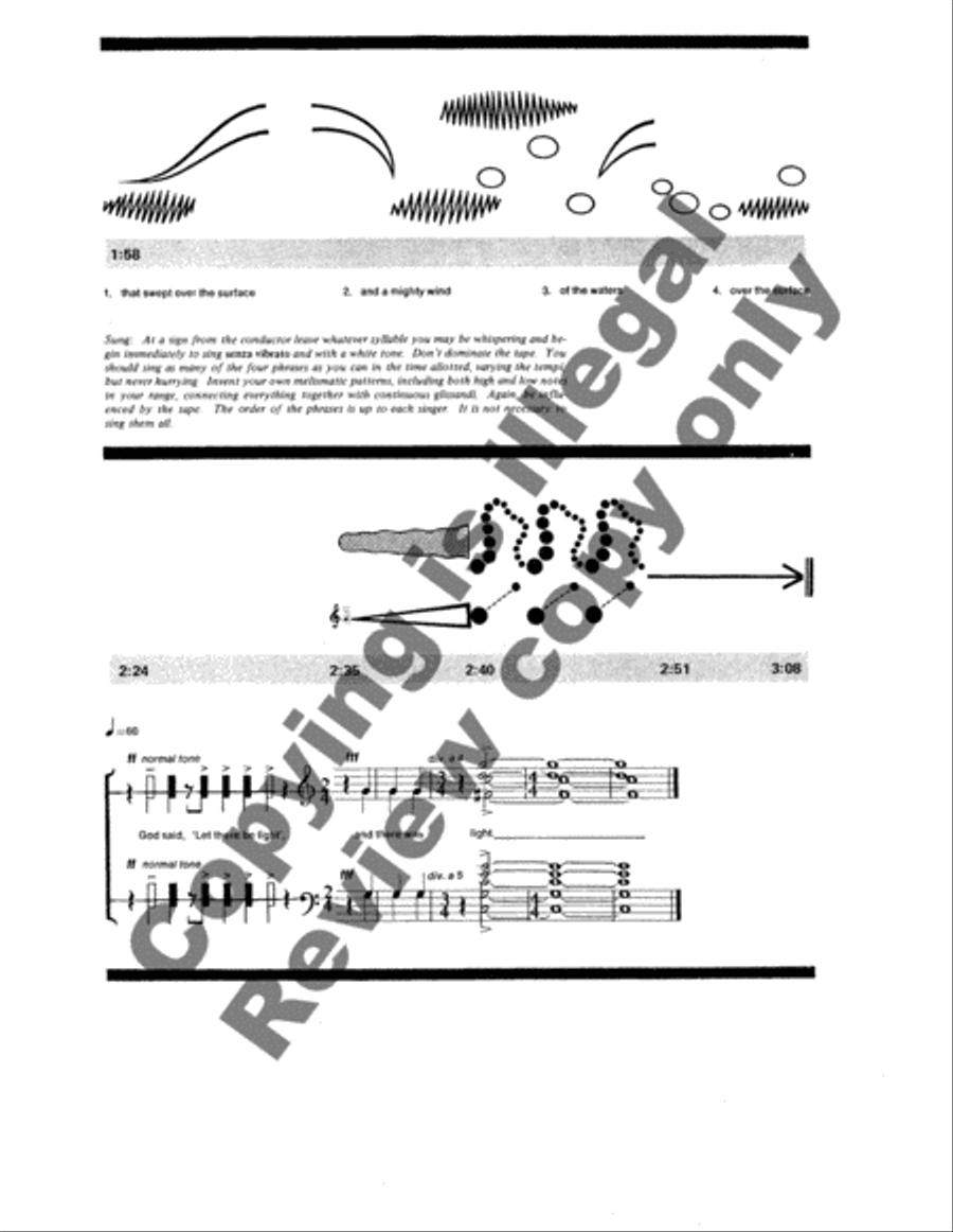 In the Beginning of Creation (Choral Score) 4-Part scores gallery preview page 6