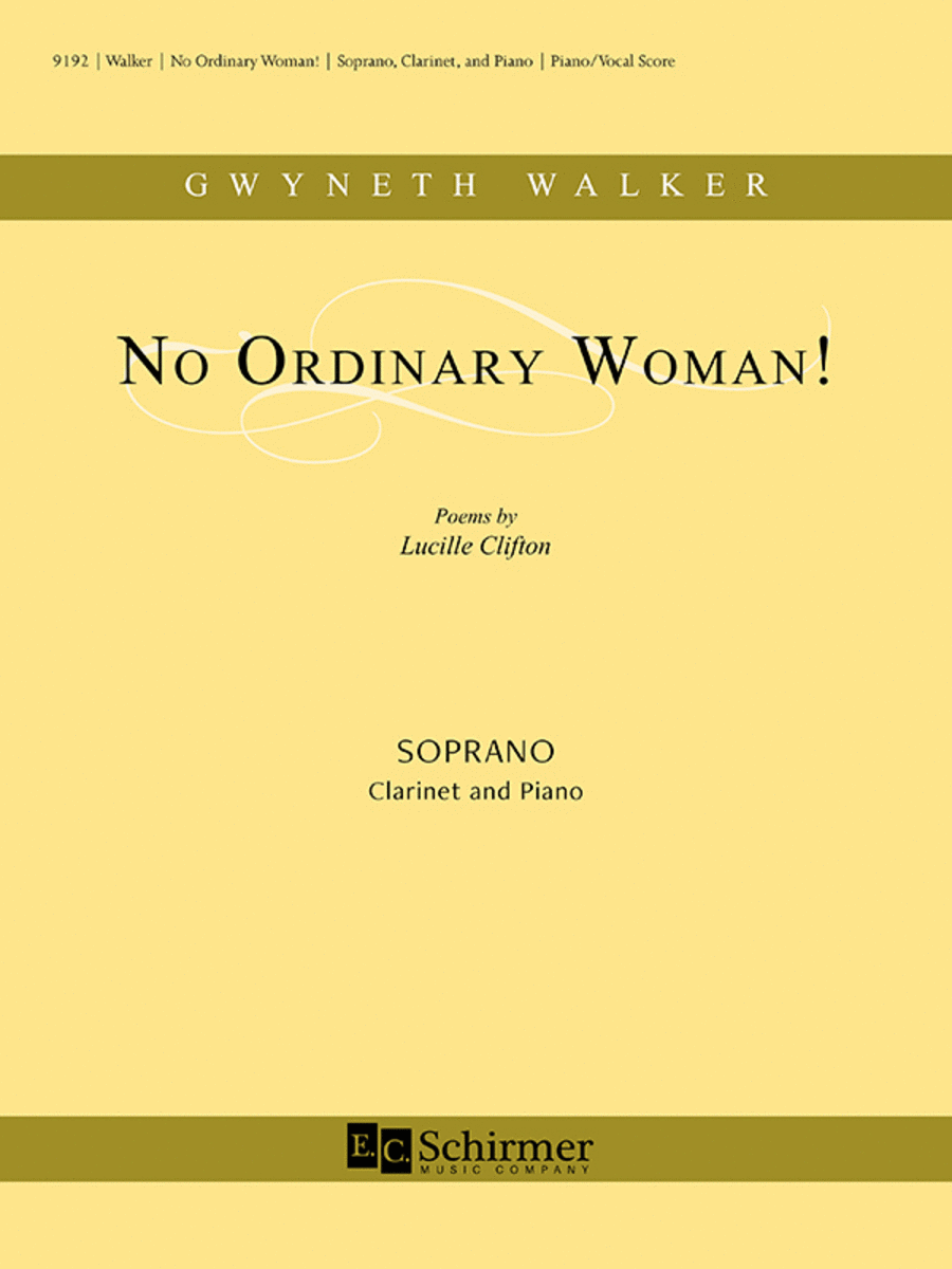 Book cover for No Ordinary Woman!