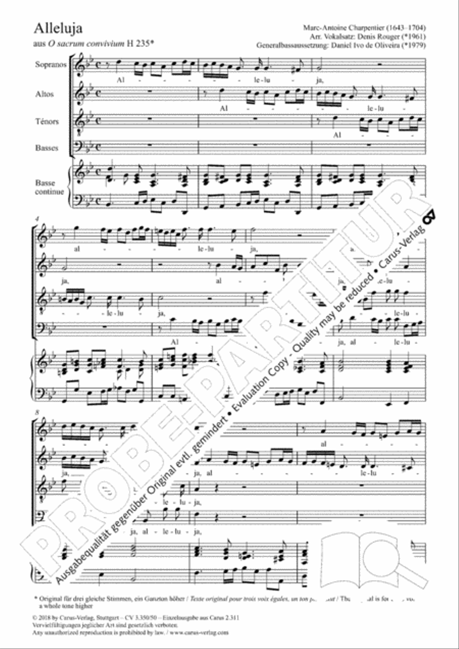 Alleluja Alleluja 4-Part scores gallery preview page 2