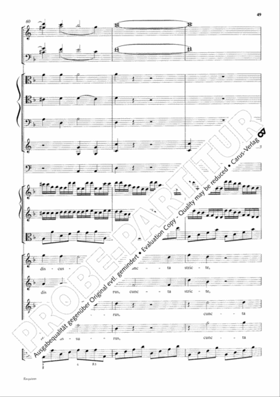 Requiem Requiem 4-Part scores gallery preview page 58