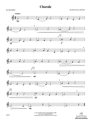 Chorale: 1st B-flat Trumpet