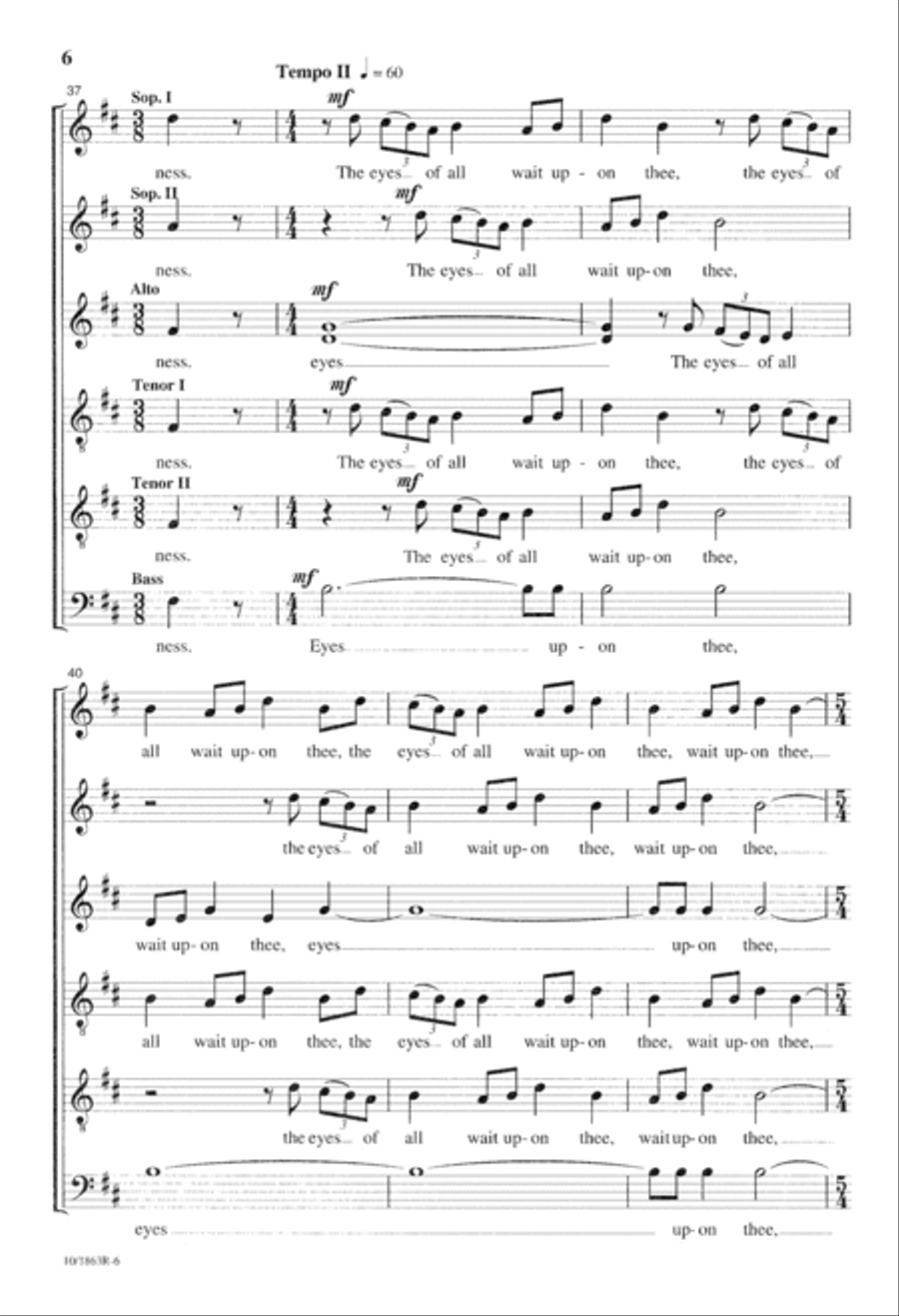 Ah, Dearest Jesu Holy Child Divisi scores gallery preview page 6