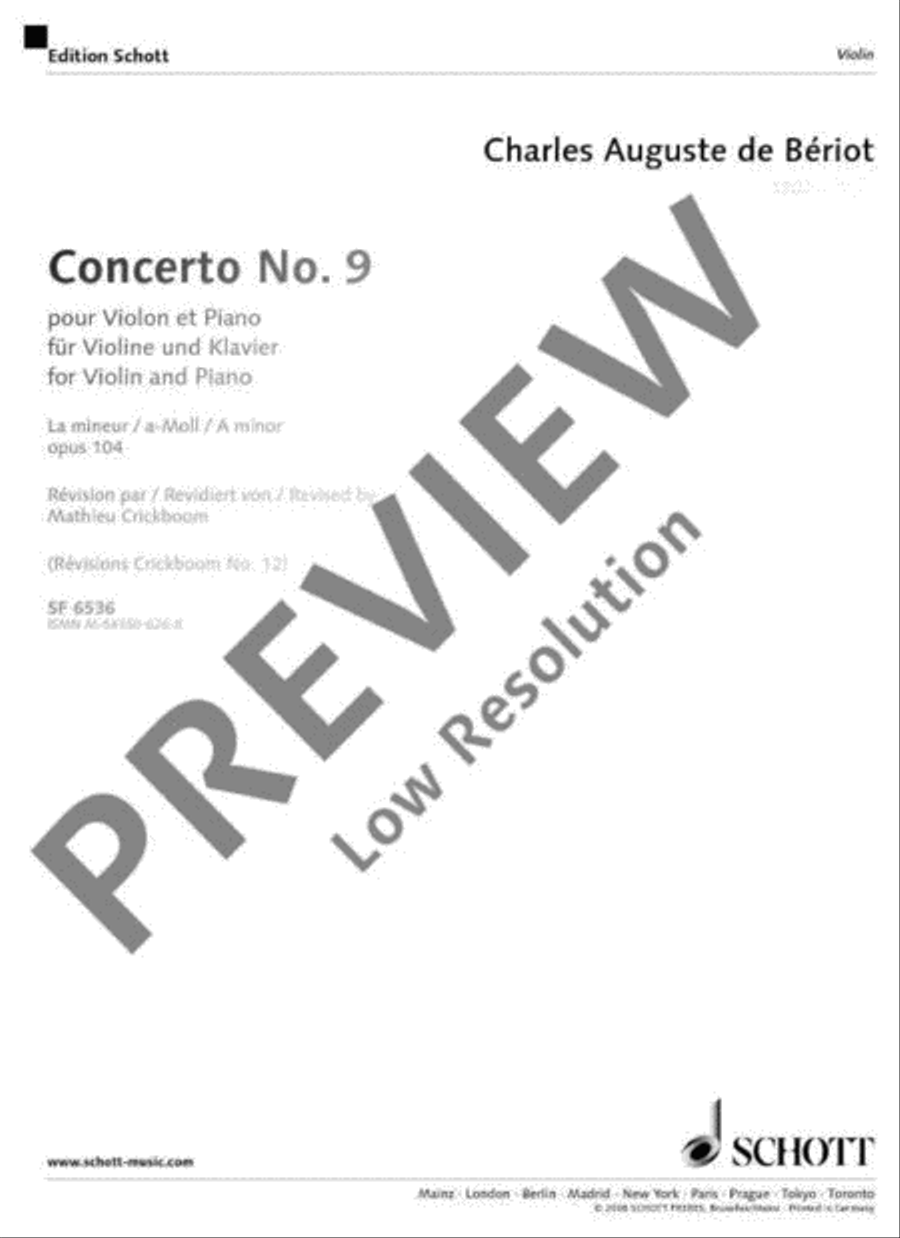 Concerto n°9 A minor Piano scores gallery preview page 2