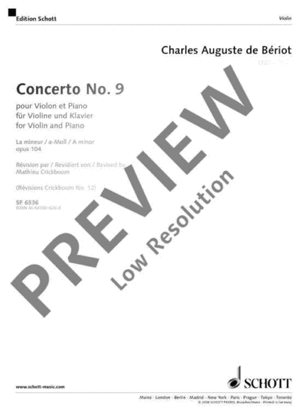 Concerto n°9 A minor