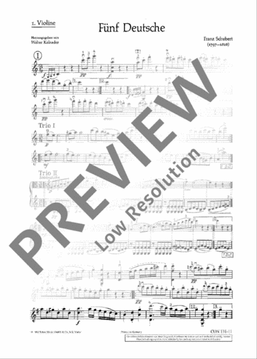 5 Deutsche String Quartet scores gallery preview page 2