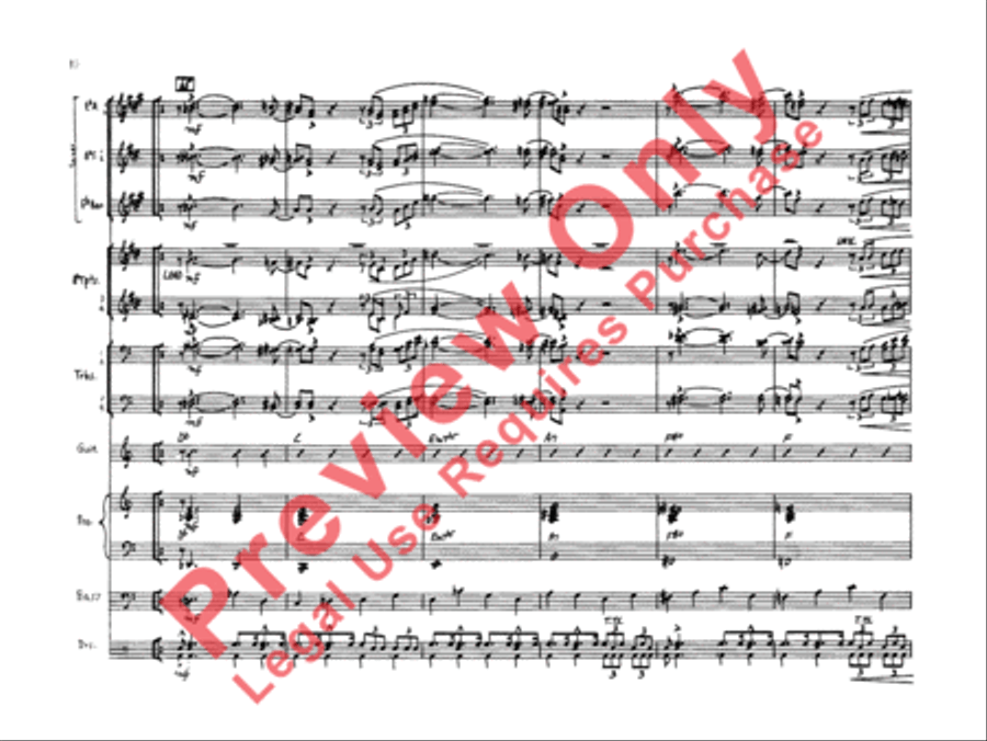 April in Paris Jazz Ensemble scores gallery preview page 11