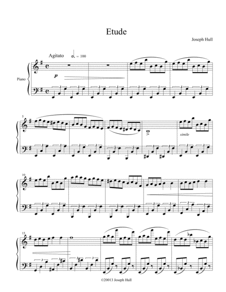 Etude No.1 for Piano image number null