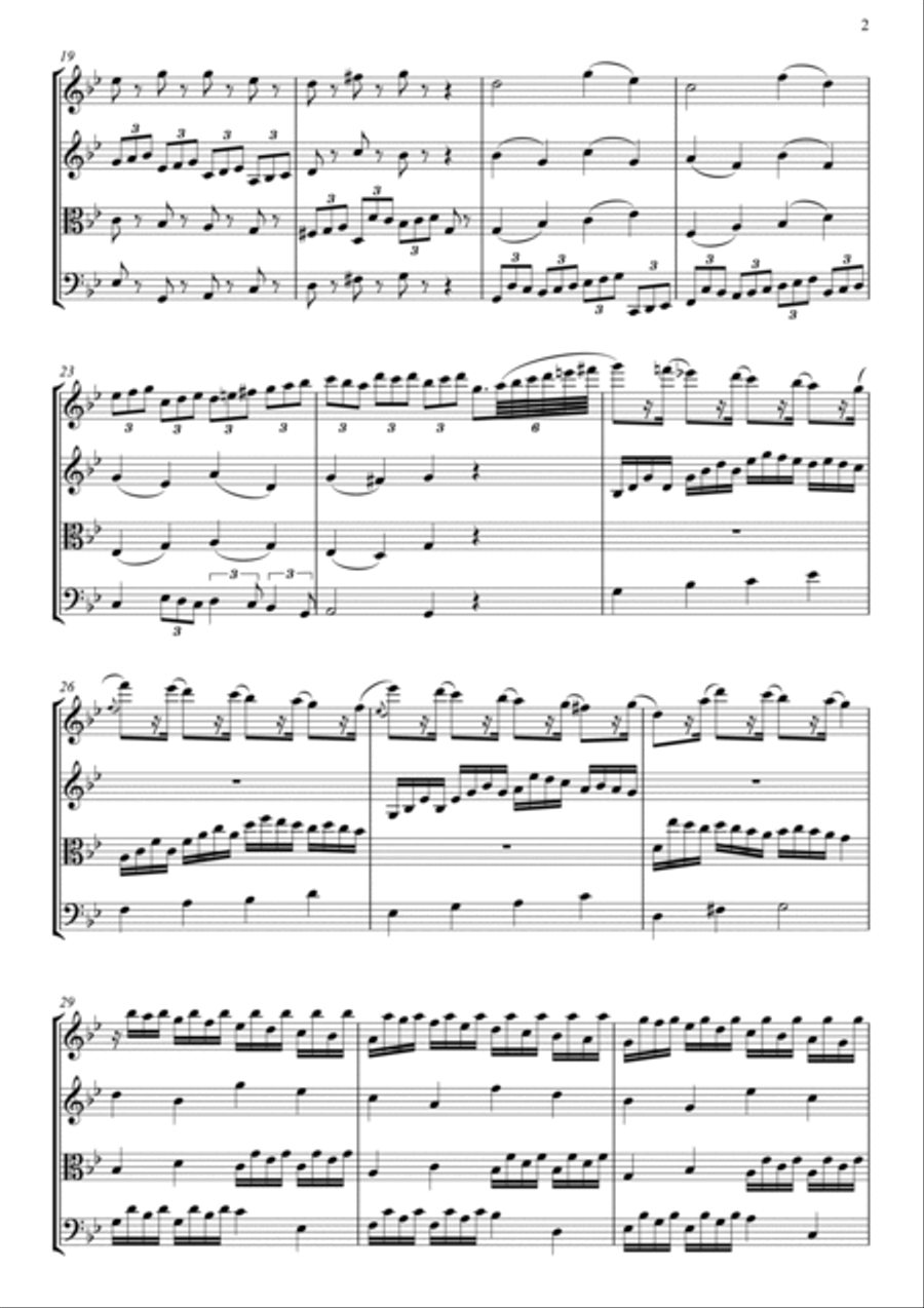 Passacaglia String Quartet scores gallery preview page 3