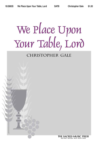 We Place Upon Your Table, Lord image number null