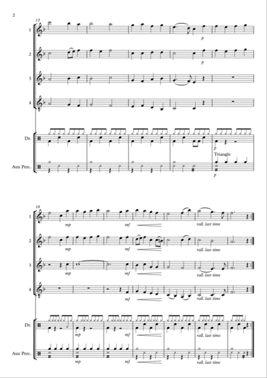 O Come, All Ye Faithful O Come, All Ye Faithful Concert Band scores gallery preview page 3