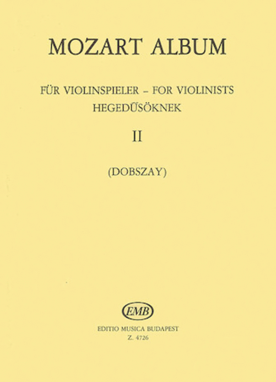 Album for Violin - Volume 2: Duos
