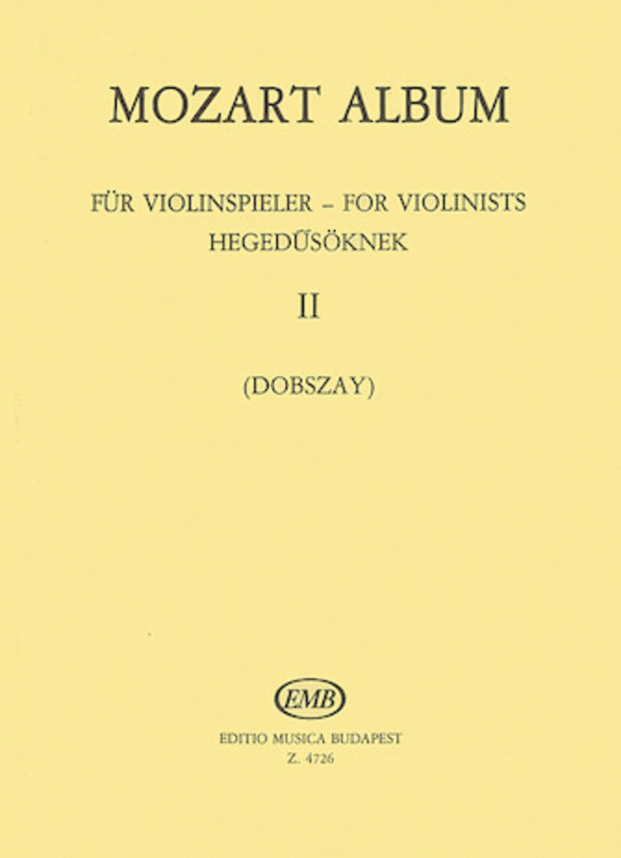Album for Violin - Volume 2: Duos String Duet scores gallery preview page 1