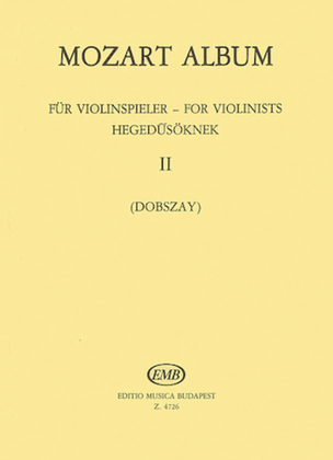 Book cover for Album for Violin - Volume 2: Duos